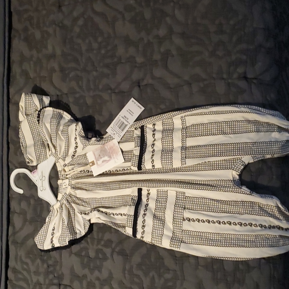 6/9 Month Jessica Simpson Coverall w/headband